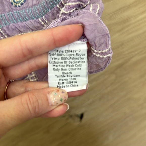 Johnny Was Lac Embroidered Top - Picture 3 of 6